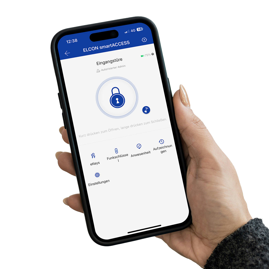 ELCON App in der Hand