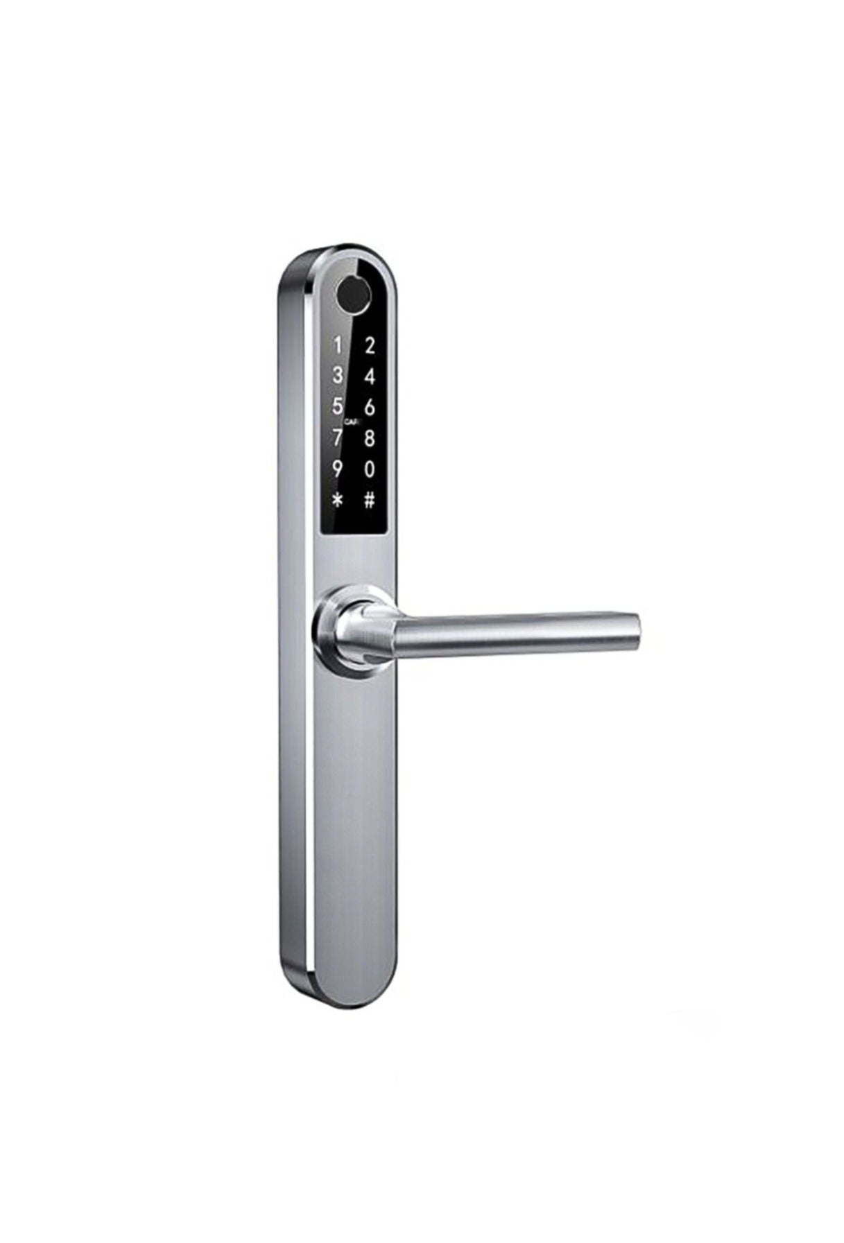 ELCON Smartlocks, intelligenter Türbeschlag, entsperren per Fingerabdruck, Zahlencode, APP, Mifare-Chip oder Fernzugriff