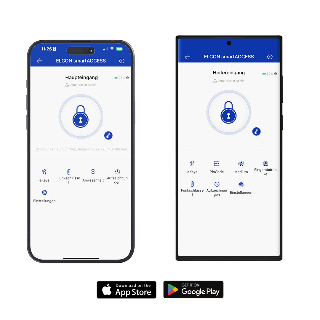 ELCON SmartACCESS App - Smartes Türschloss - schlüsselloses Öffnen der Türe