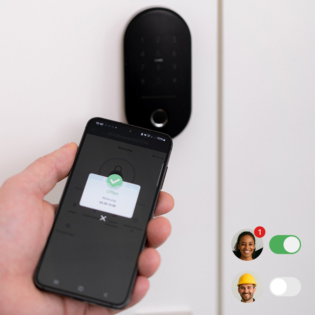 Zutrittskontrolle - smarte Türschlösser von ELCON